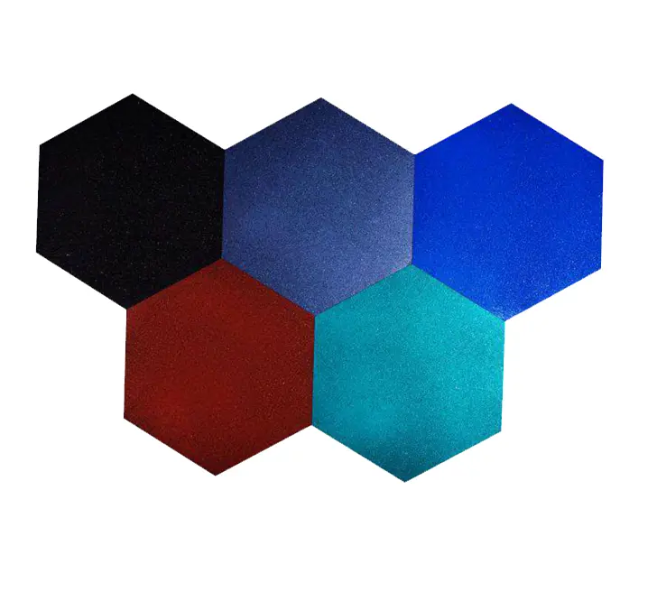 hexagon rubber tiles